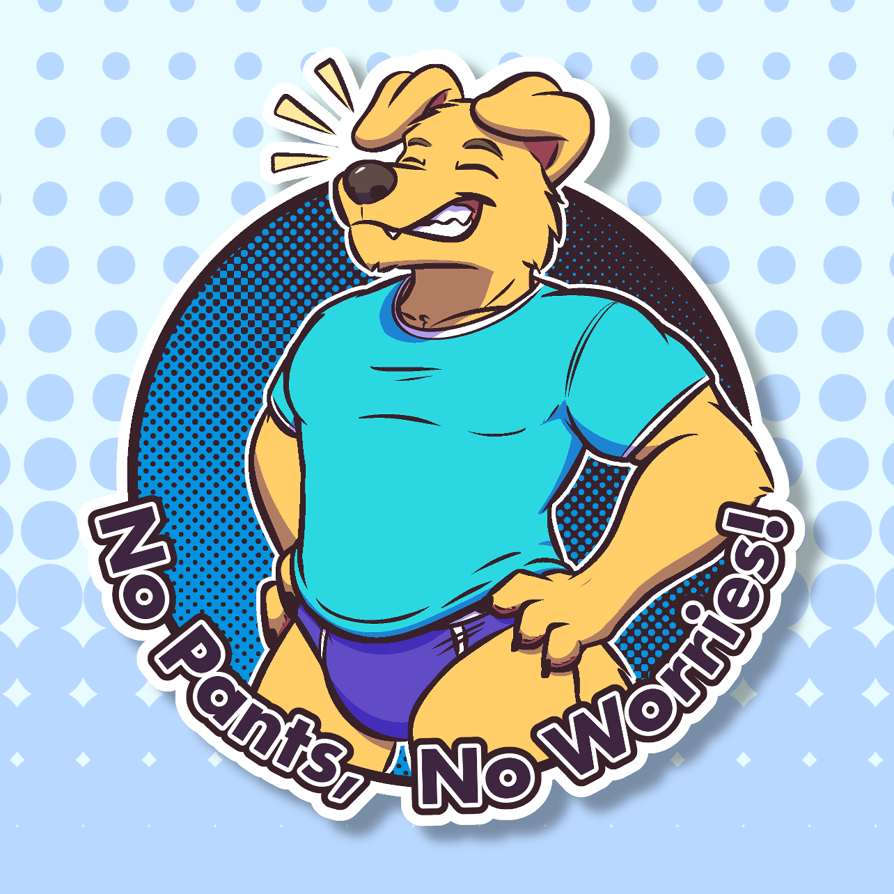 No Worries Sticker