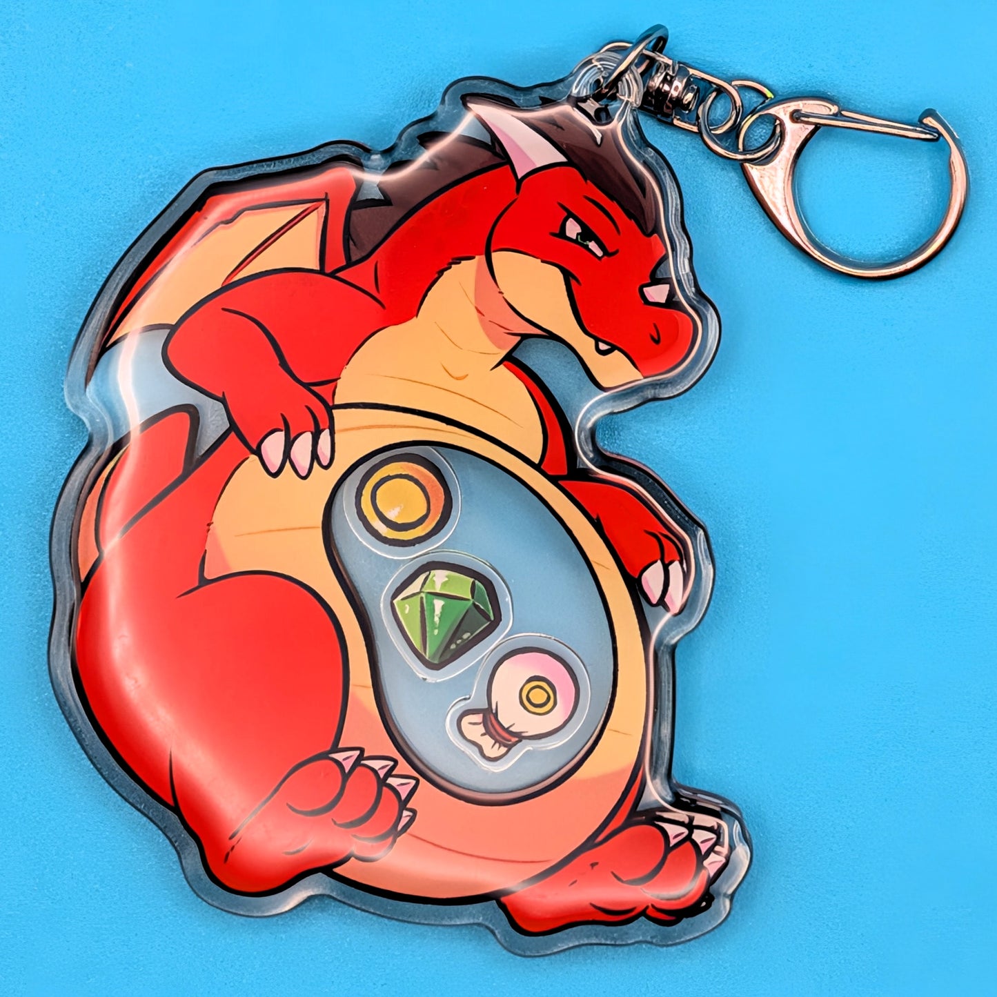 Dragon Shaker Keychain