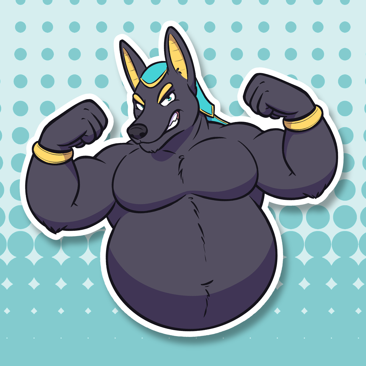 Anubis Flex Sticker