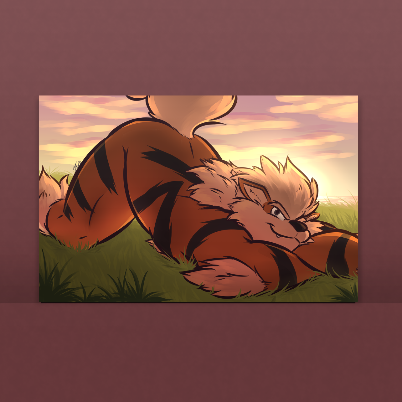 Arcanine 17"x11" Print