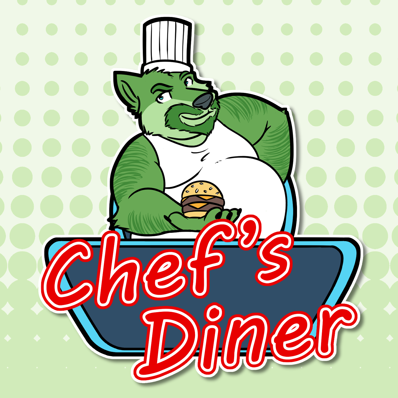 Chef's Diner Sticker