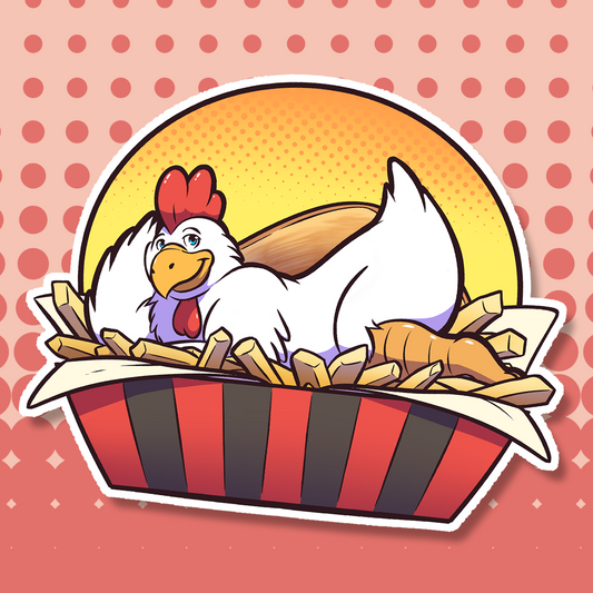 Chicken Basket Sticker