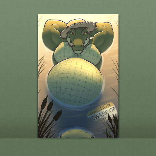 Mini Print - Swamp Gator